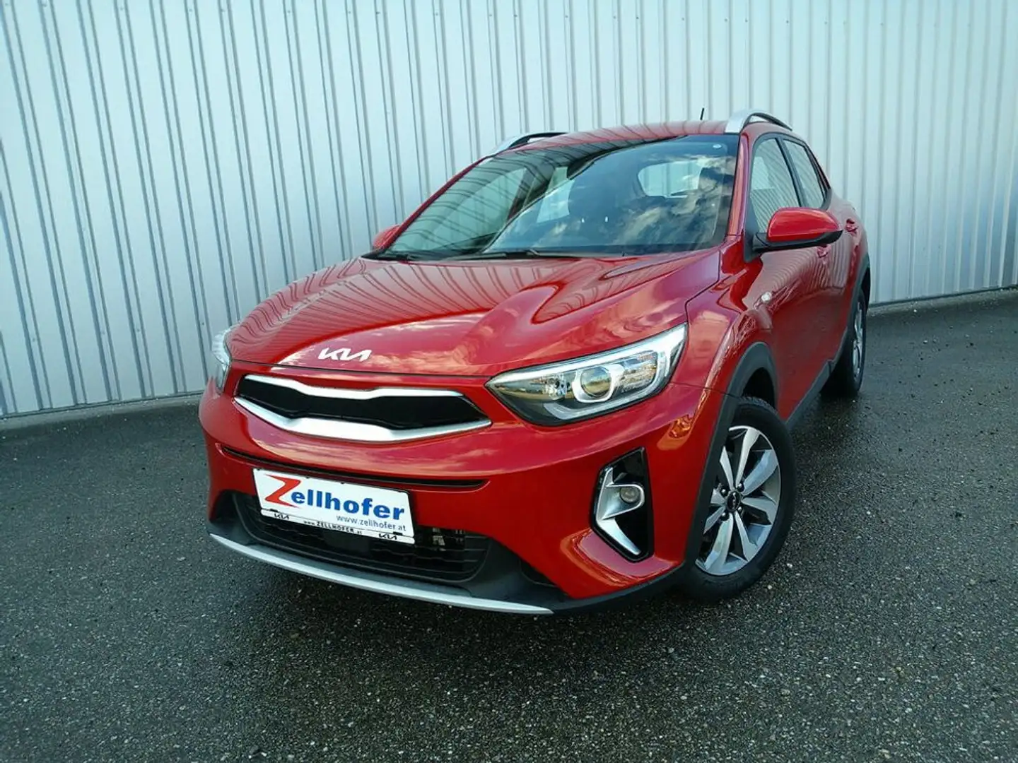 Kia Stonic 1,2 DPI ISG Silber Rot - 2