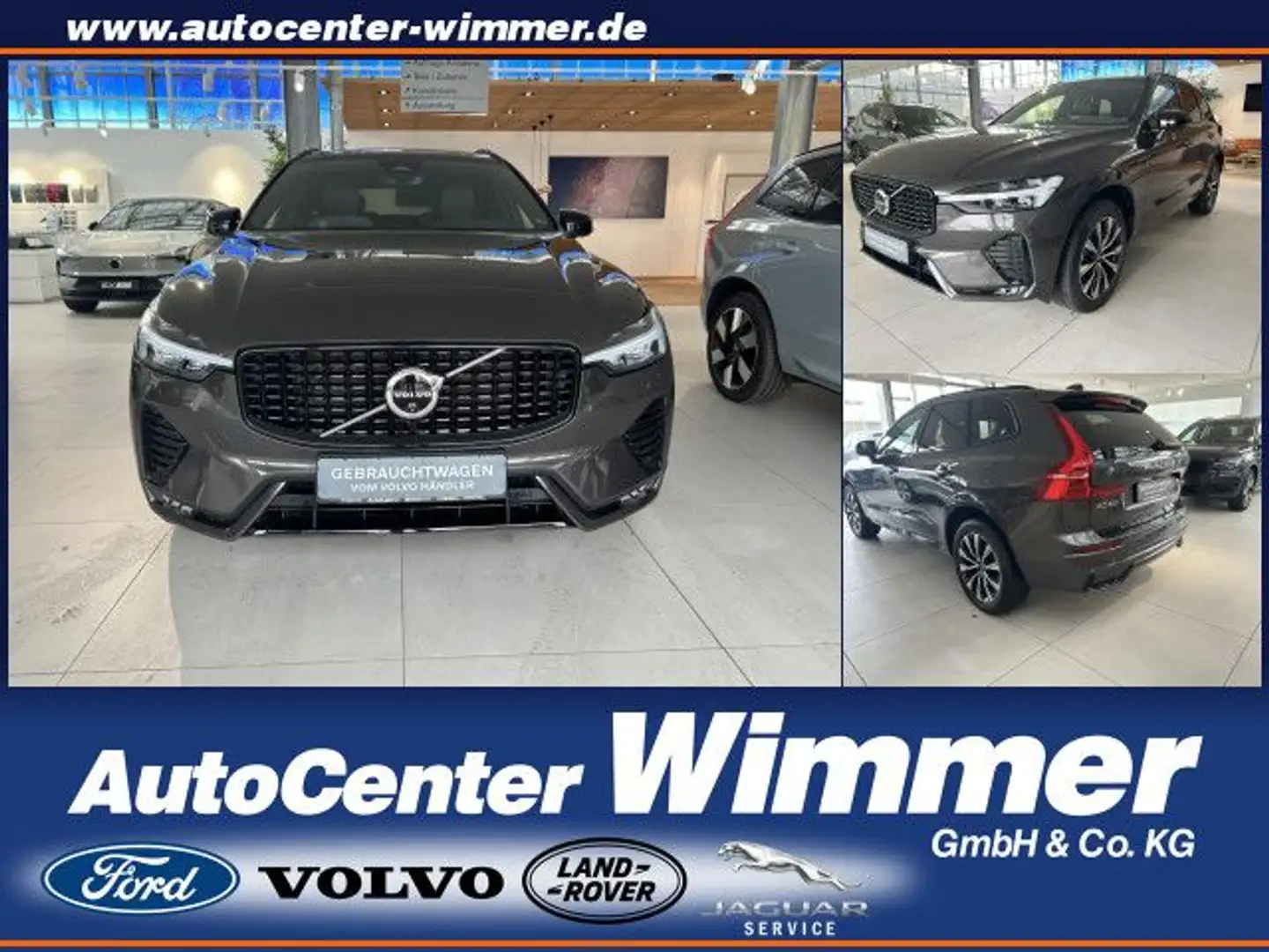Volvo XC60 B4 B Plus Dark Licht+ Fahreassistenz+ AHK uvm Grau - 1