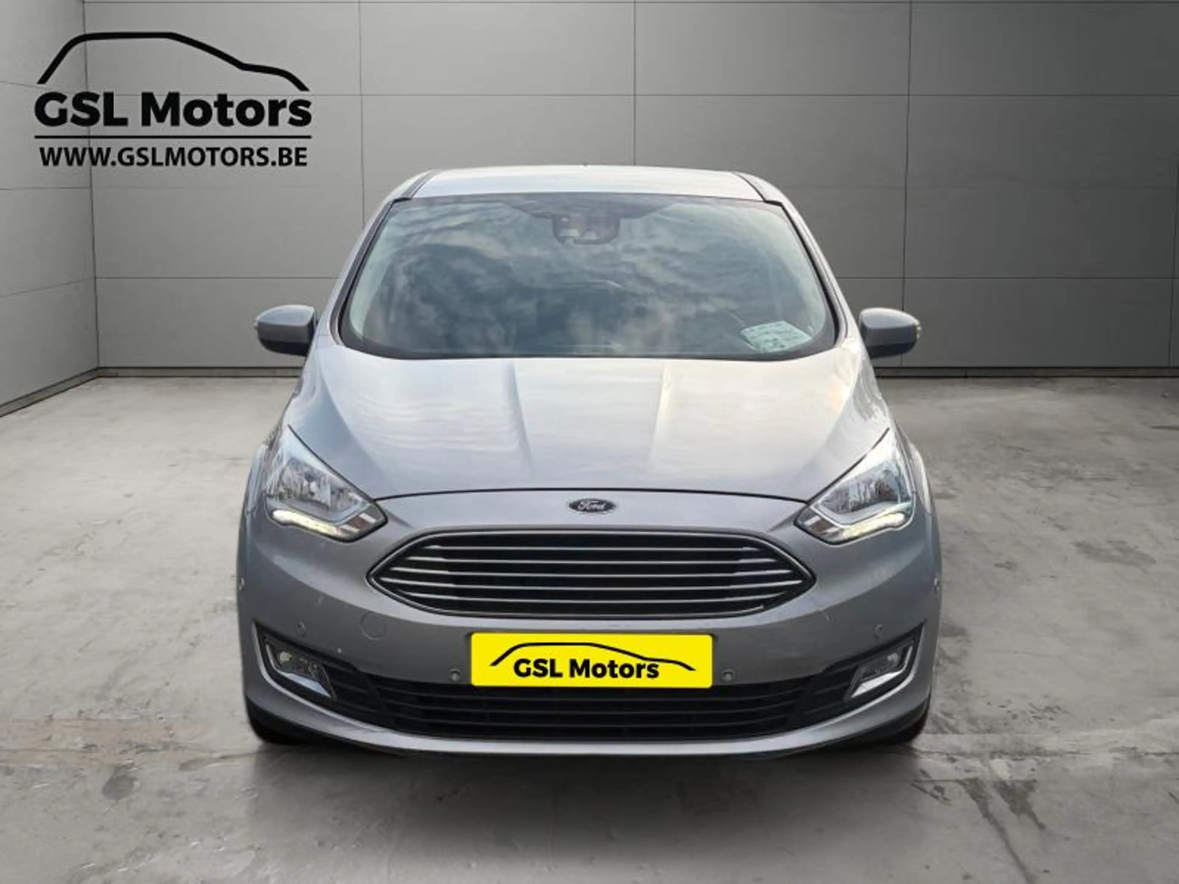 Ford Grand C-Max 1.5i 150cv Automatique Gris 06/18 Airco — photo 2