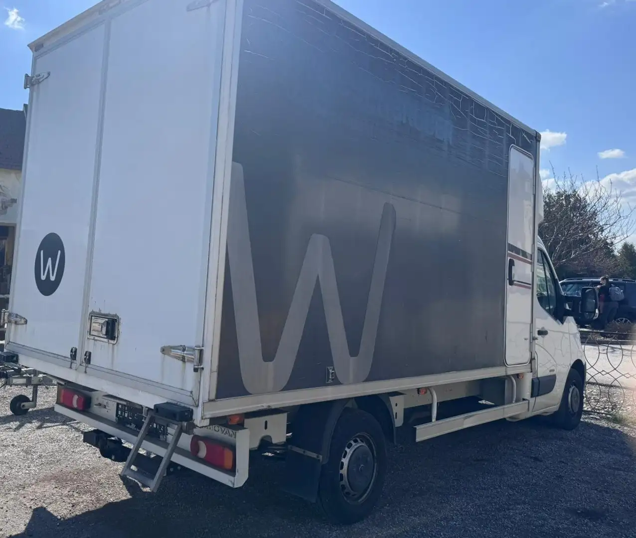 Opel Movano Kofferaufbau Camper/Renntransporter Weiß - 2