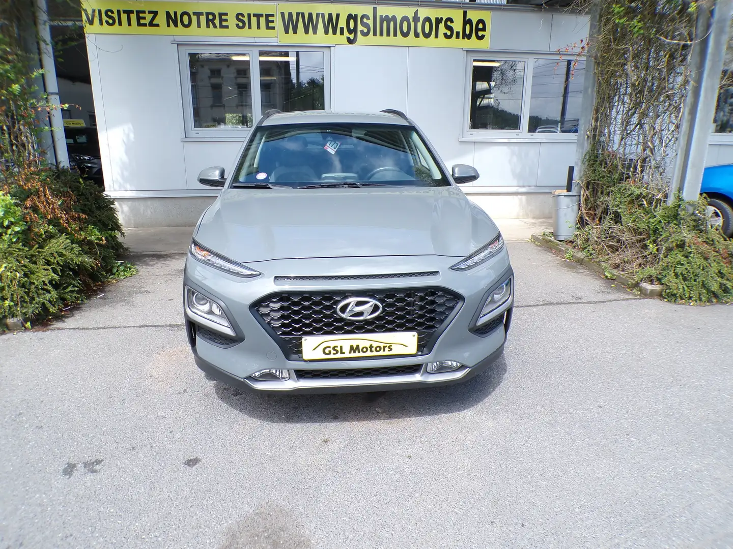 Hyundai KONA 1.0T-GDi 120cv Gris 09/20 96901km Airco GPS Camera Grijs - 2