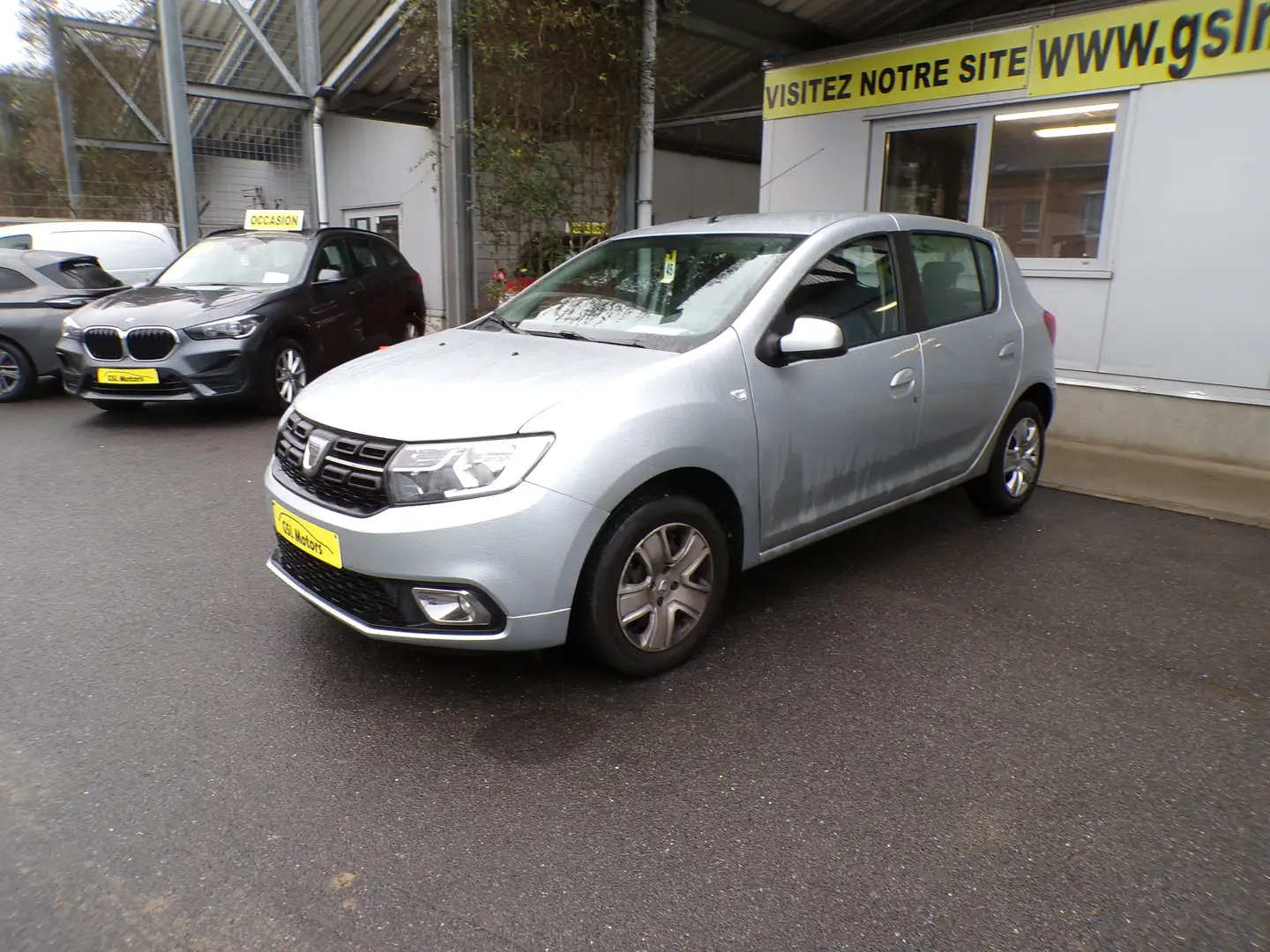 Dacia Sandero 900 TCe 90cv Gris alu 10/19 38.039km Airco GPS USB Argent - 2