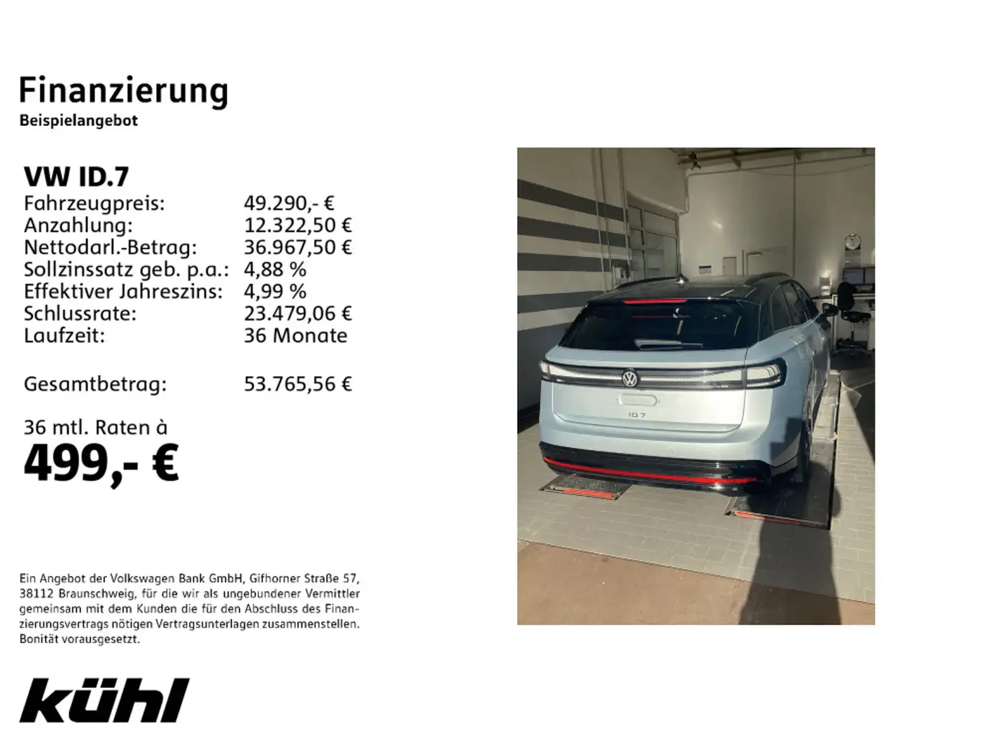 Volkswagen ID.7 Tourer 210 kW Pro AHK,Black Style,LM20,Matr Silber - 2