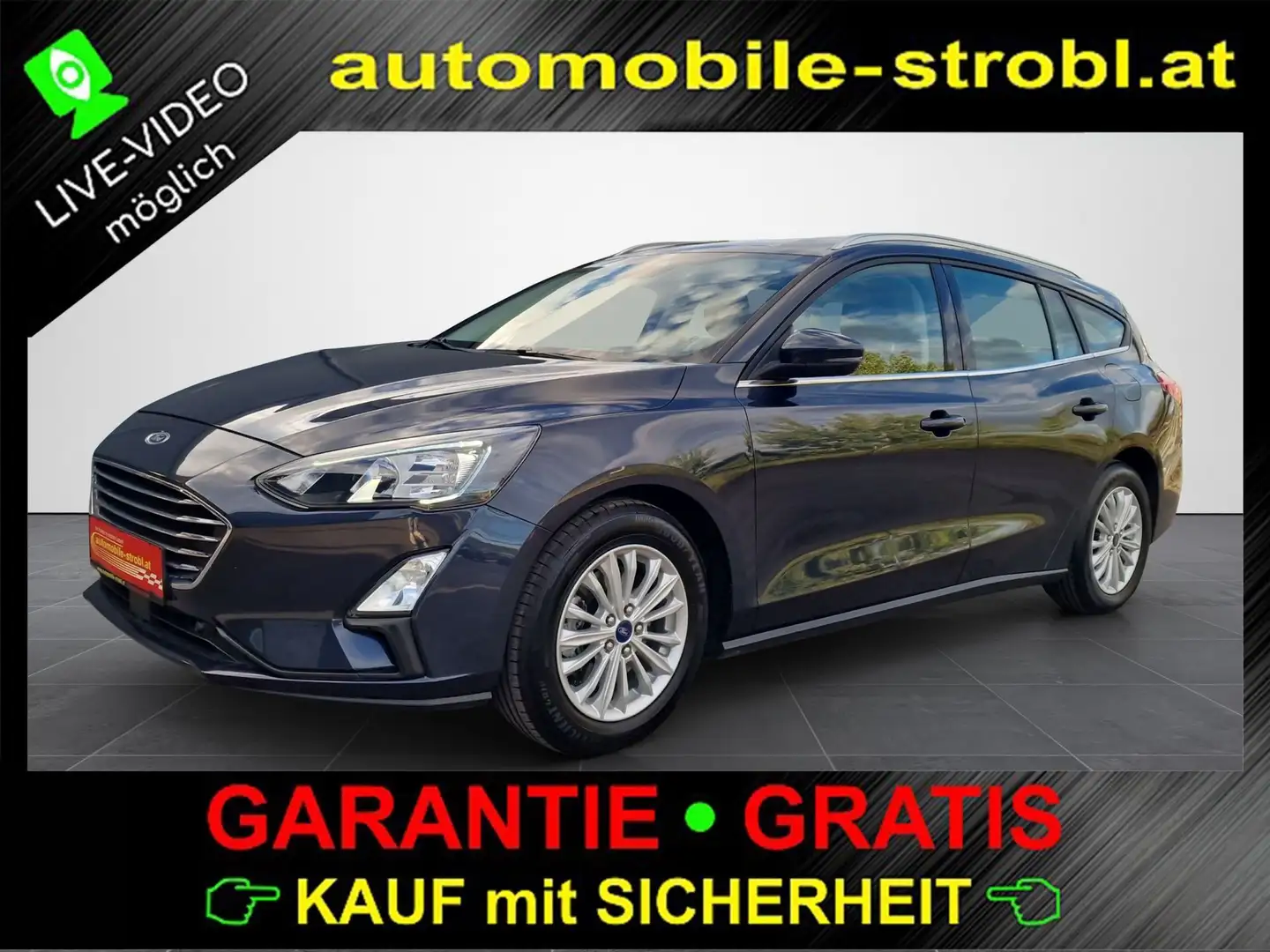 Ford Focus Turnier Tit. Top-Ausst. GARANTIE Blau - 2