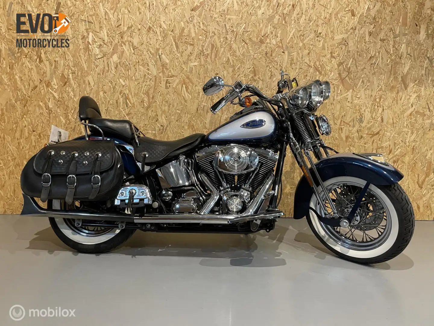 Harley-Davidson Heritage Springer FLSTS Kék - 1
