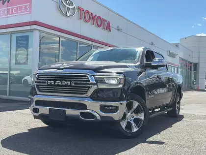 Black 2022 RAM 1500 Laramie Crew Cab 4WD Pickup Truck Four-Wheel Drive 8-Speed Automatic