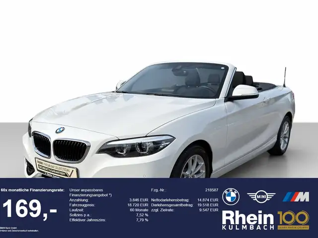 Bmw 218 i Cabrio Advantage Navi LED Komfortzugang Advantag