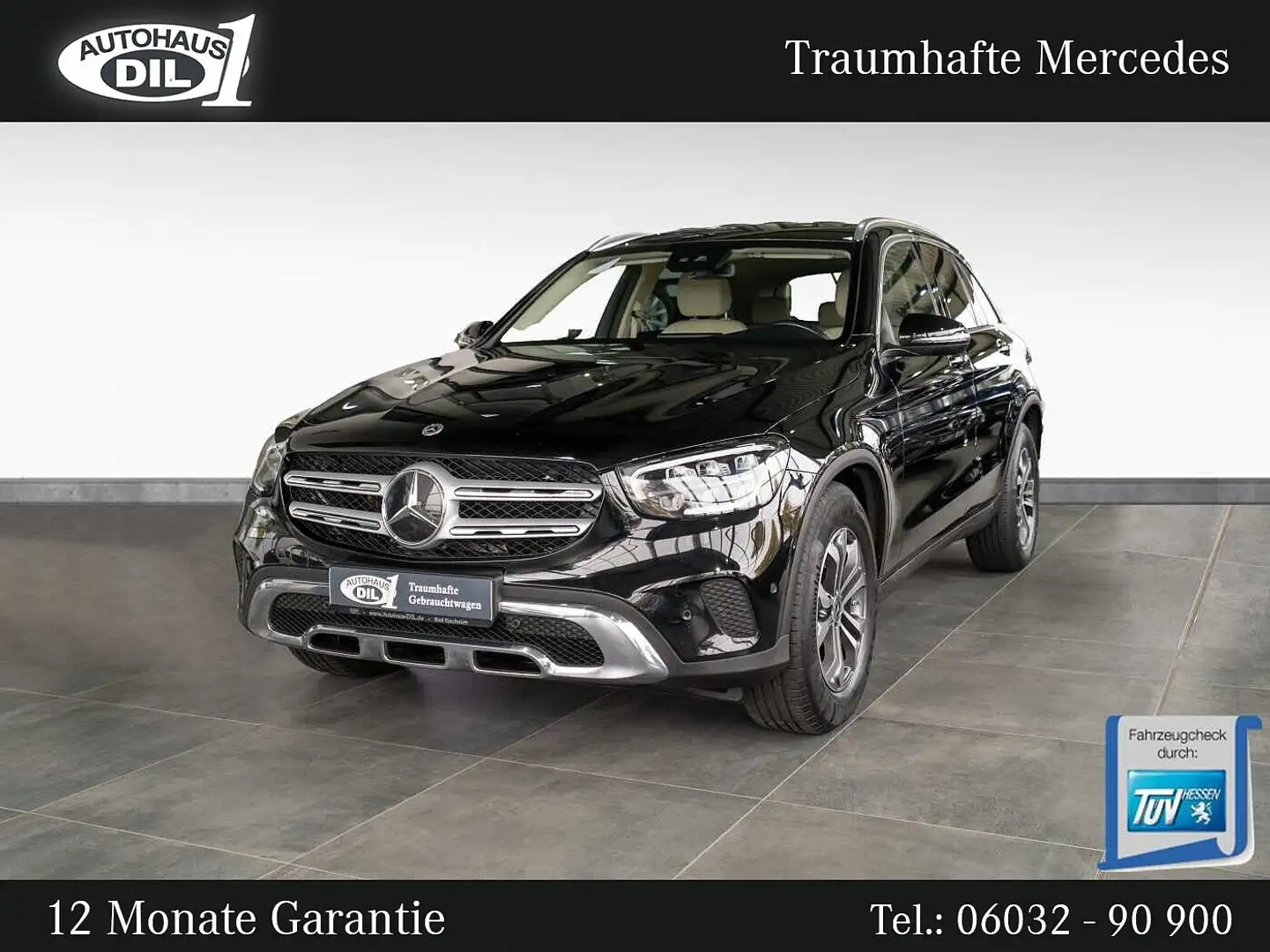 Mercedes-Benz GLC 220 d 4M 9G-T *R-KAMERA*SPUR*1.HD*DISTR.PRO* Zwart - 1