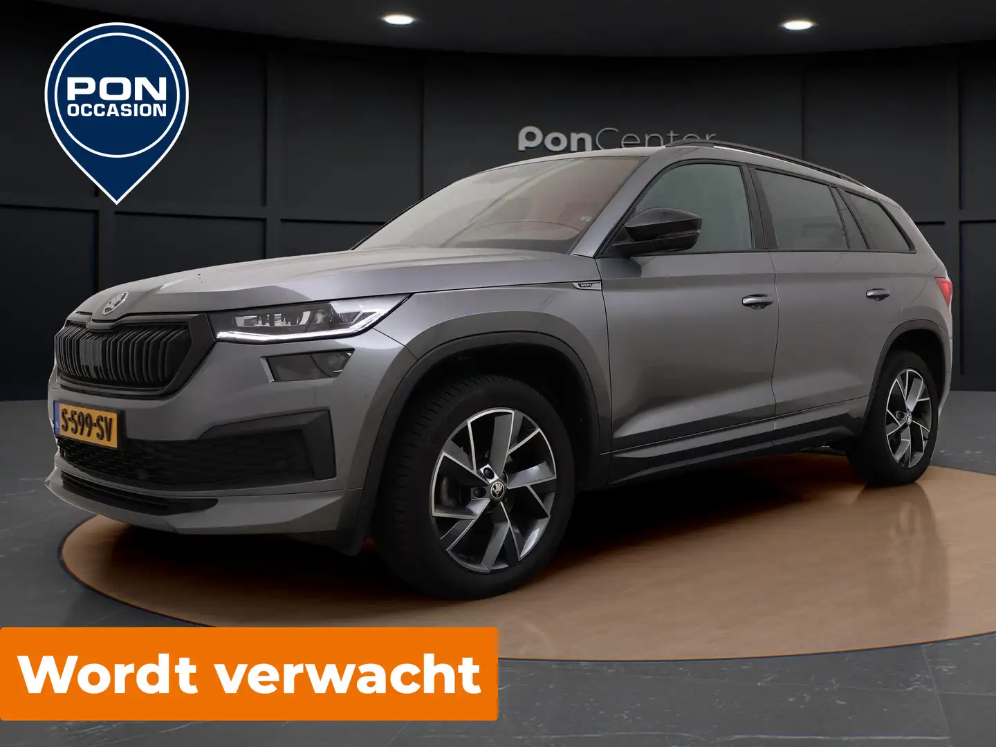 Skoda Kodiaq 1.5 TSI Sportline Business | WORDT VERWACHT | Trek Grigio - 1