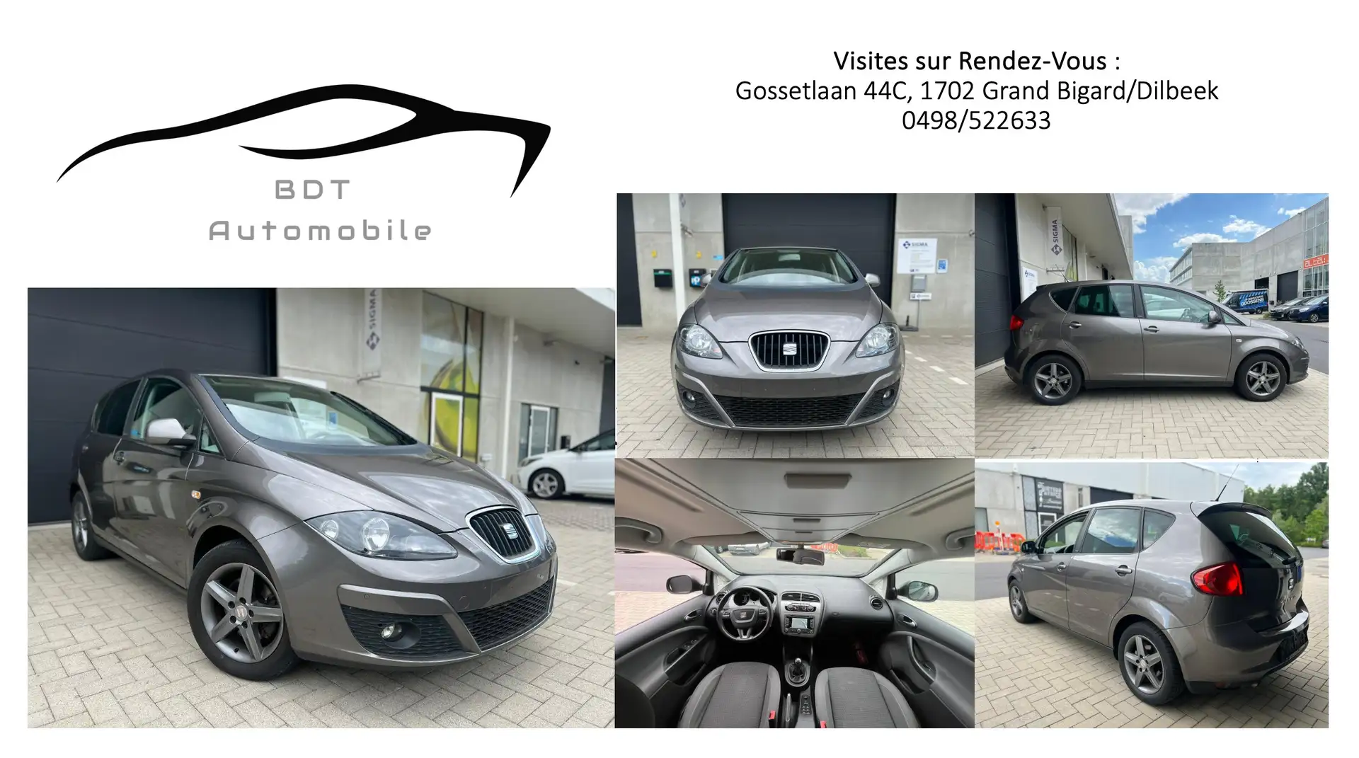 SEAT Altea 1.2TSI I-TECH 1er Prop GPS Bluethoot ParkAssist Grijs - 1