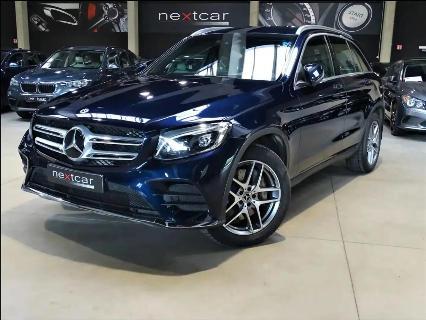 Mercedes-Benz GLC 220 d 4-Matic 9GTRONIC PACK AMG *LED-NAVI-HAYON ELECT* Bleu - 1