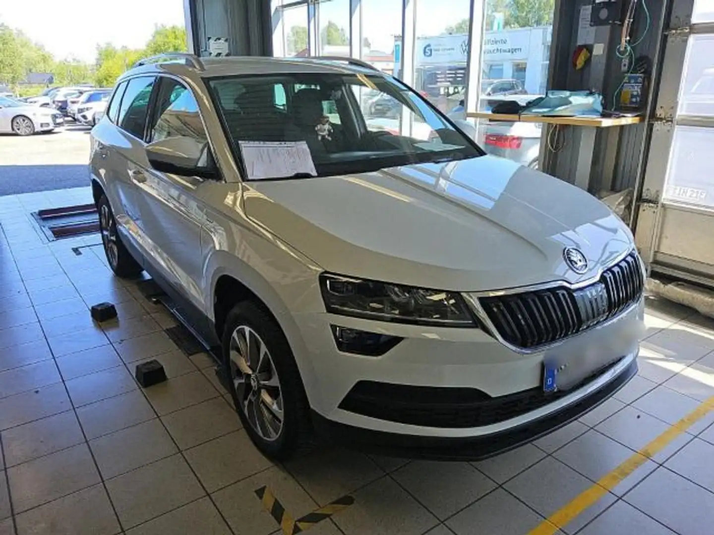 Skoda Karoq 1.0 TSI CLEVER LED NAVI VIRTUAL AHK Blanc - 2