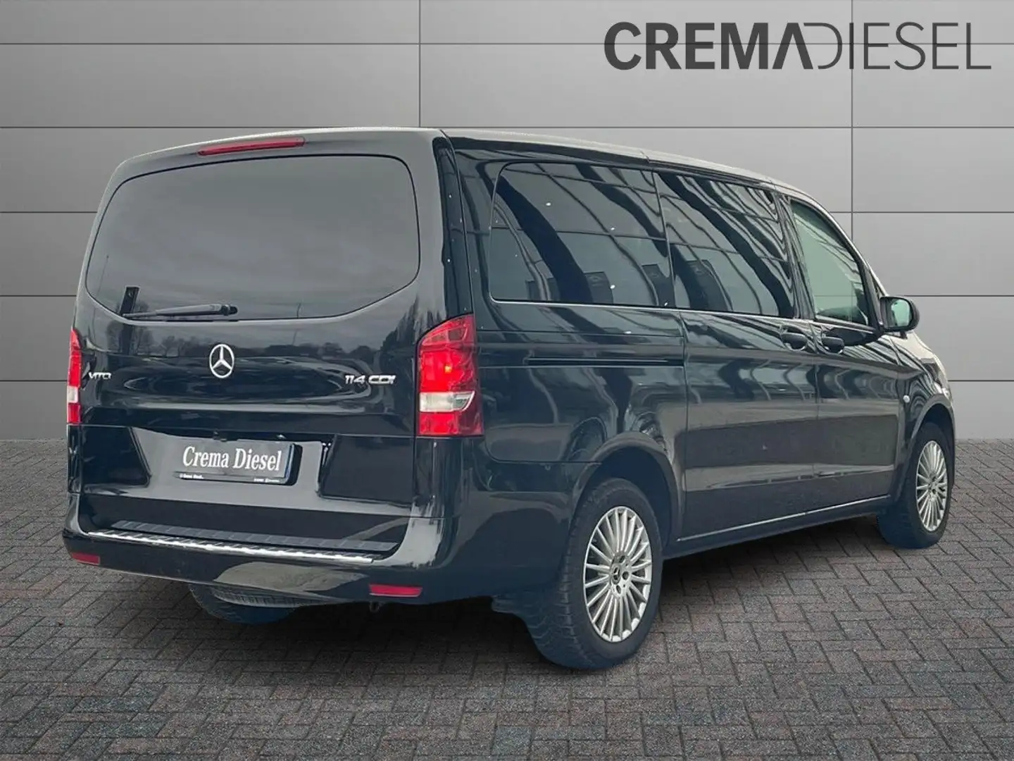 Mercedes-Benz Vito MERCEDES Vito 114 d Mixto Long Auto Nero - 2