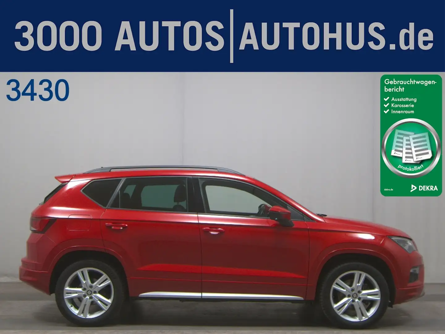 SEAT Ateca 2.0 TDI 4Drive FR Navi Pano LED ACC Rouge - 1