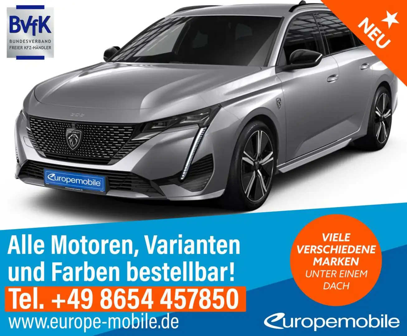 Peugeot 308 SW GT Plug-in Hybrid 180 e-EAT8 - 1