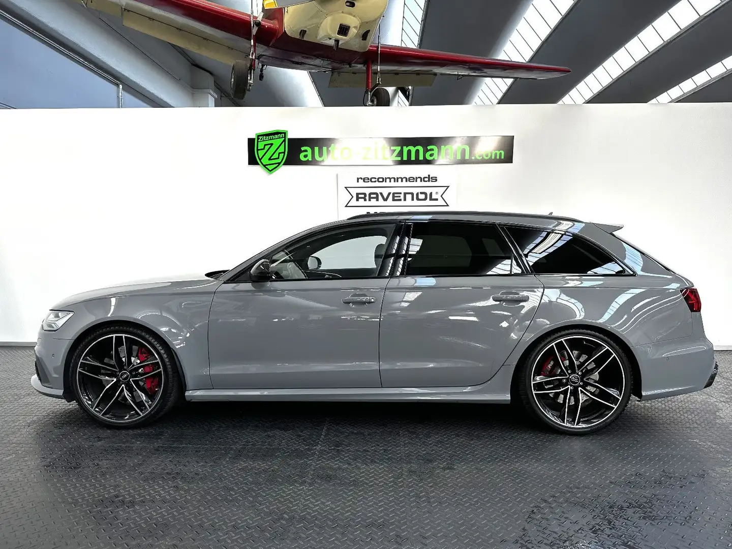 Audi RS6 Avant 4.0 TFSI ABT quattro/PANO/CARBON/360° Сірий - 1