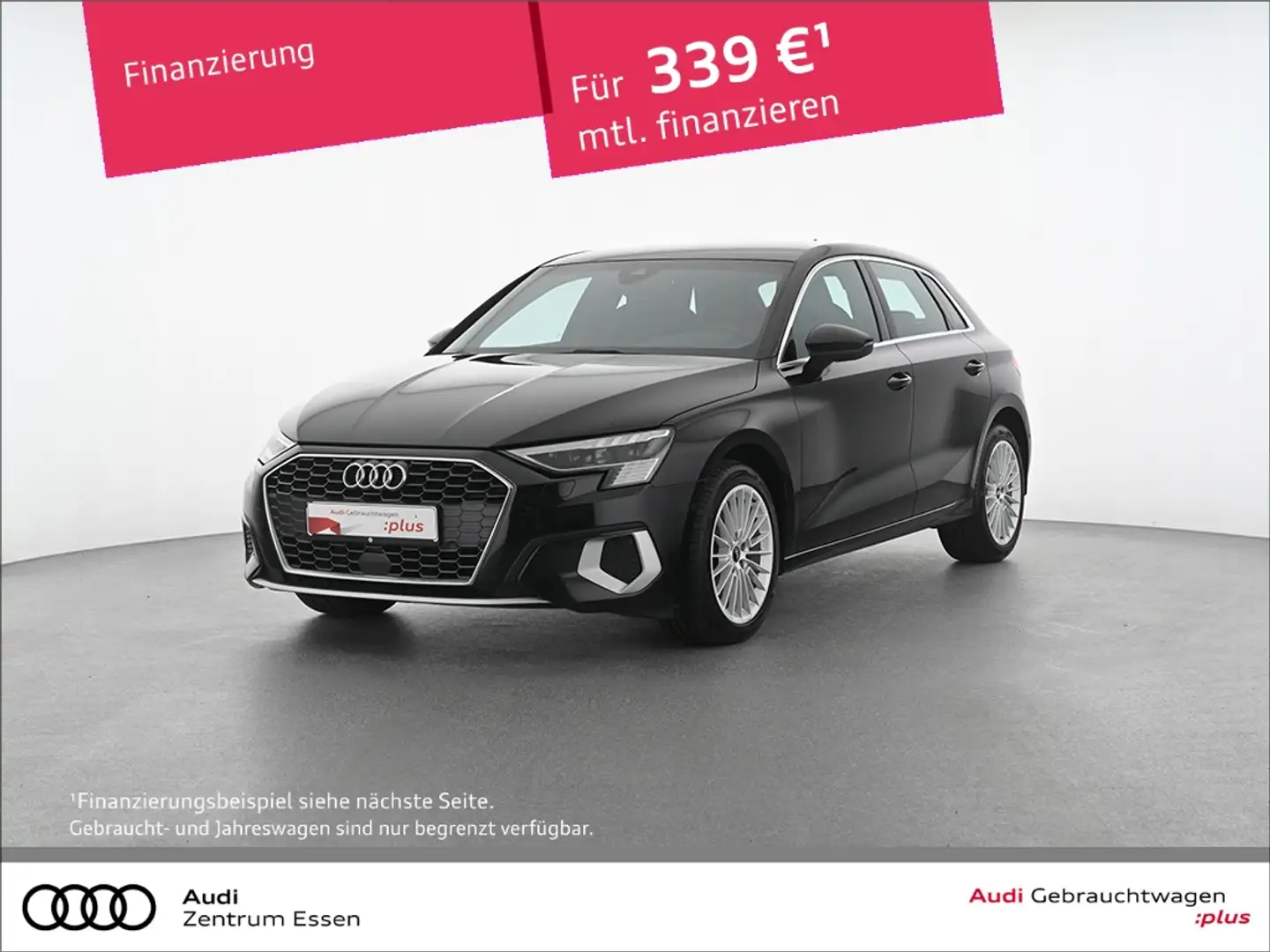 Audi A3 Sportback 35 TDI Advanced S-TRONIC MATRIX AHK   NA Schwarz - 1