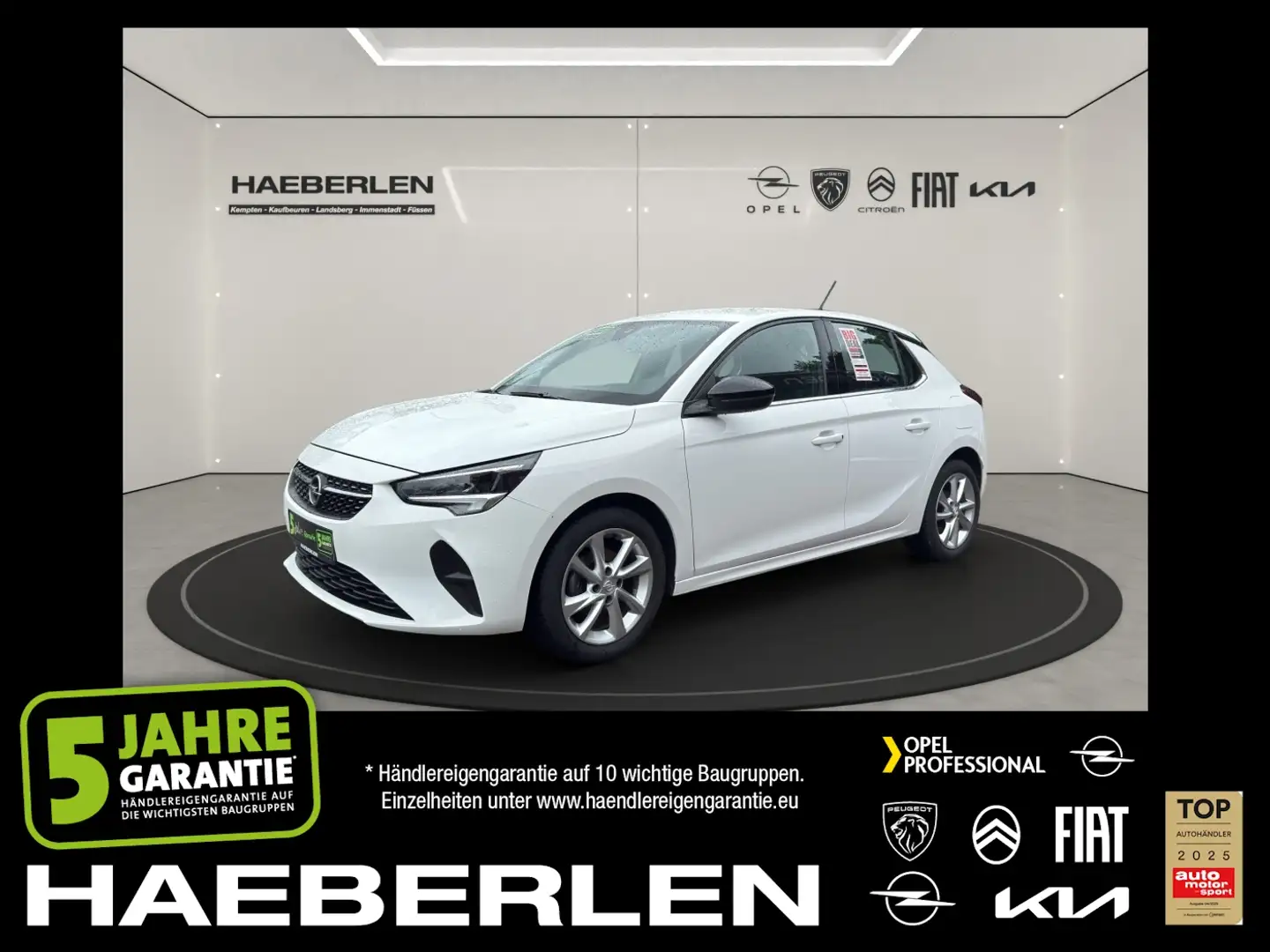 Opel Corsa F 1.2 Elegance *Sitzh. PDC Licht/Regens.* Wit - 1