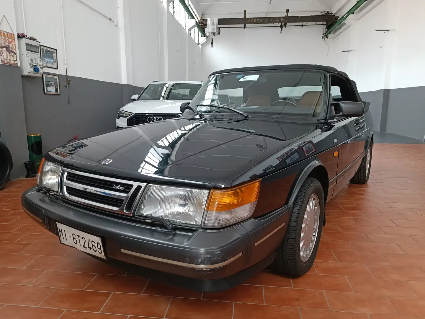 Saab 900 Turbo 16V  cabrio 171 CV Noir - 1