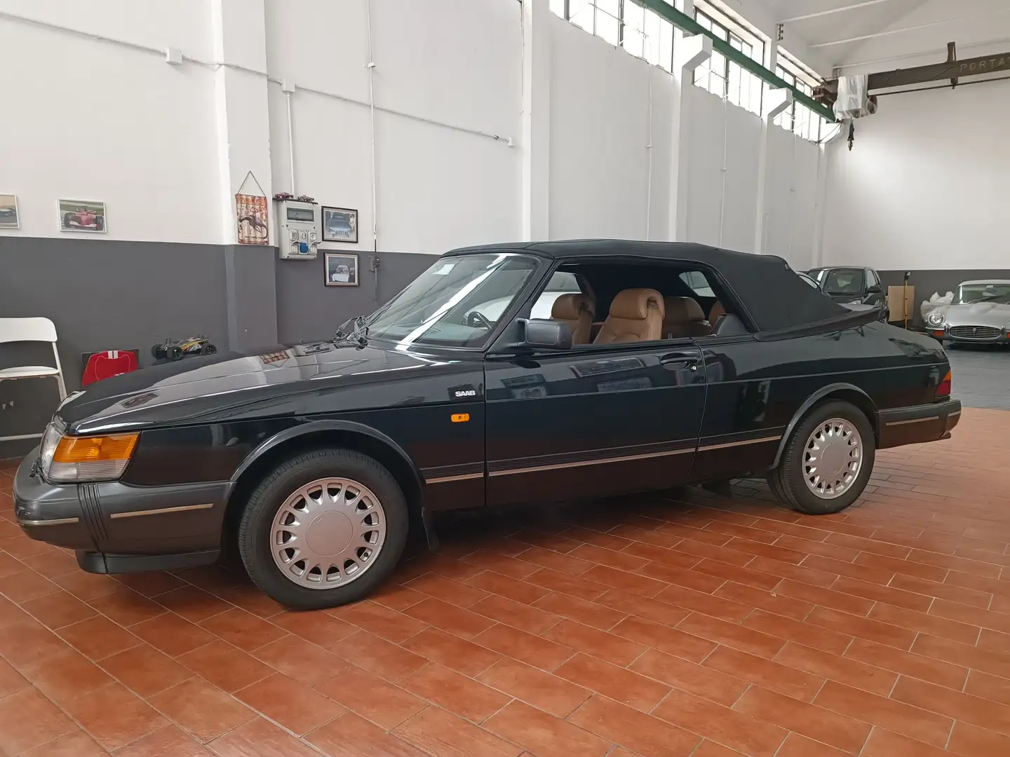 Saab 900 Turbo 16V  cabrio 171 CV Schwarz - 2