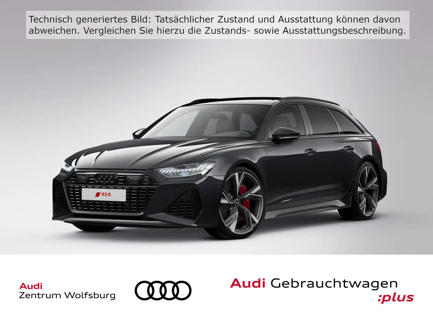 Audi RS6 4.0 TFSI quattro tiptronic Matrix/B+O Zwart - 1