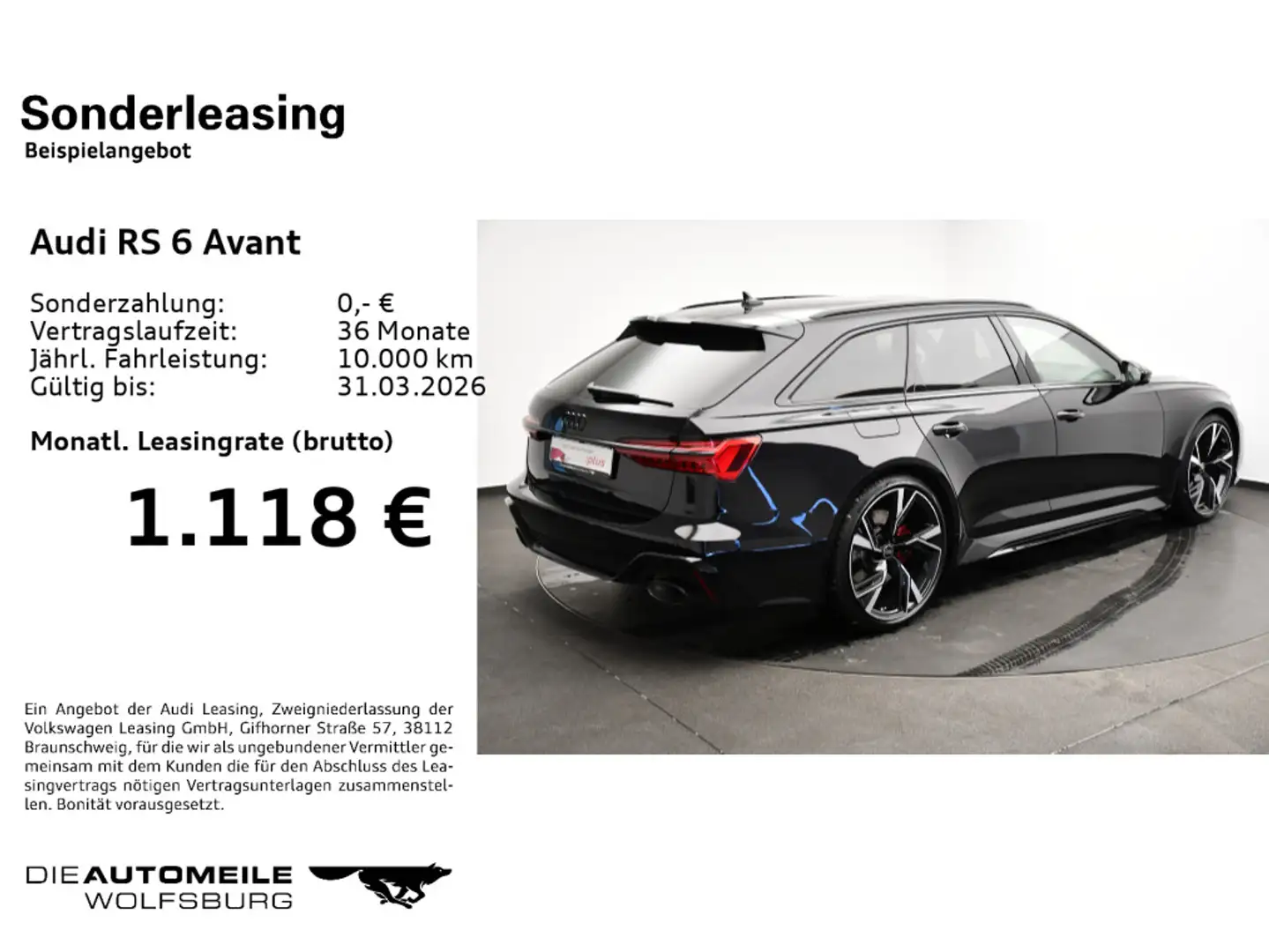 Audi RS6 4.0 TFSI quattro tiptronic Matrix/B+O Schwarz - 2