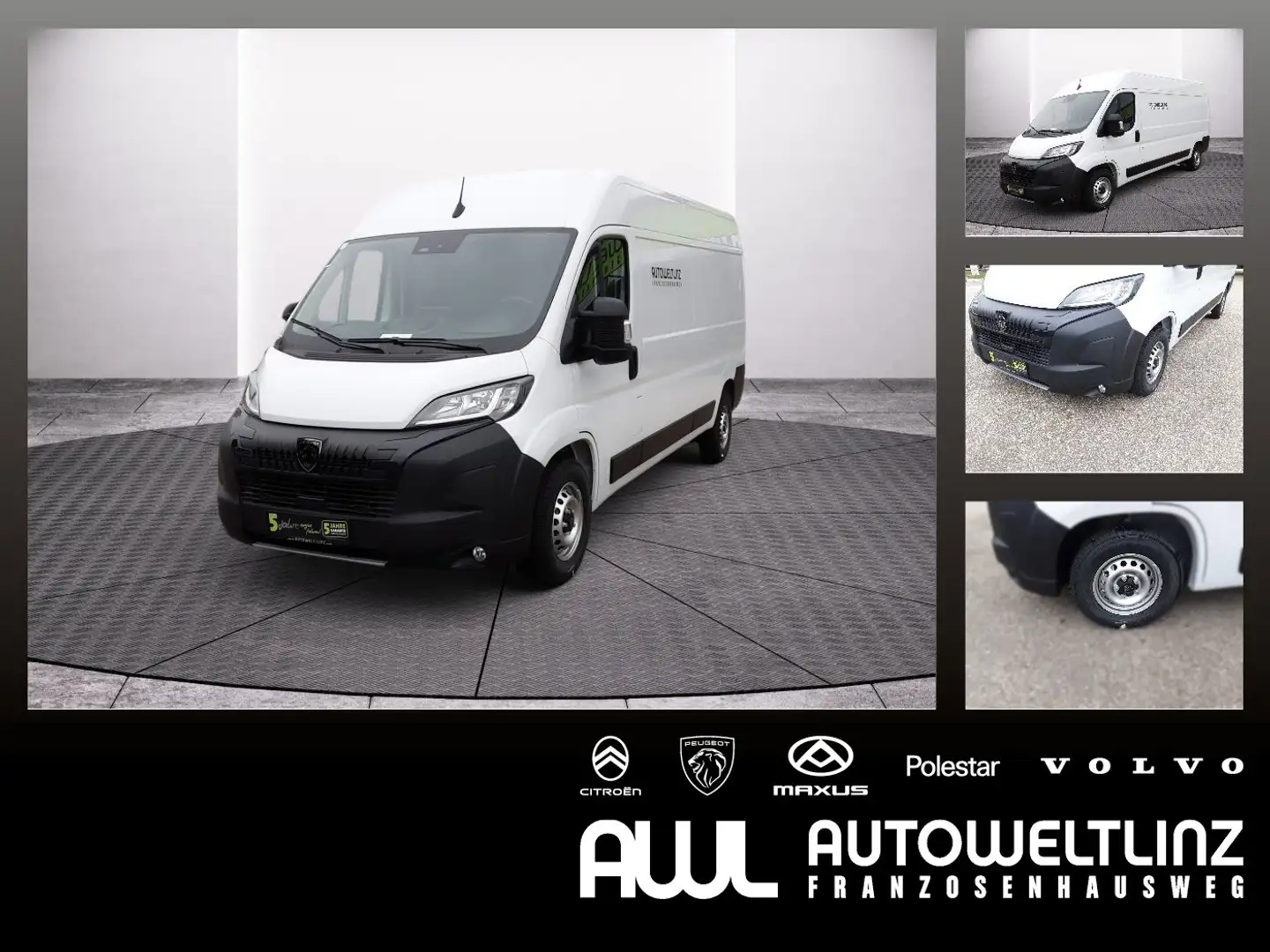 Peugeot Boxer KW 35+ L3H2 140 Netto EUR 27.075,- Weiß - 1