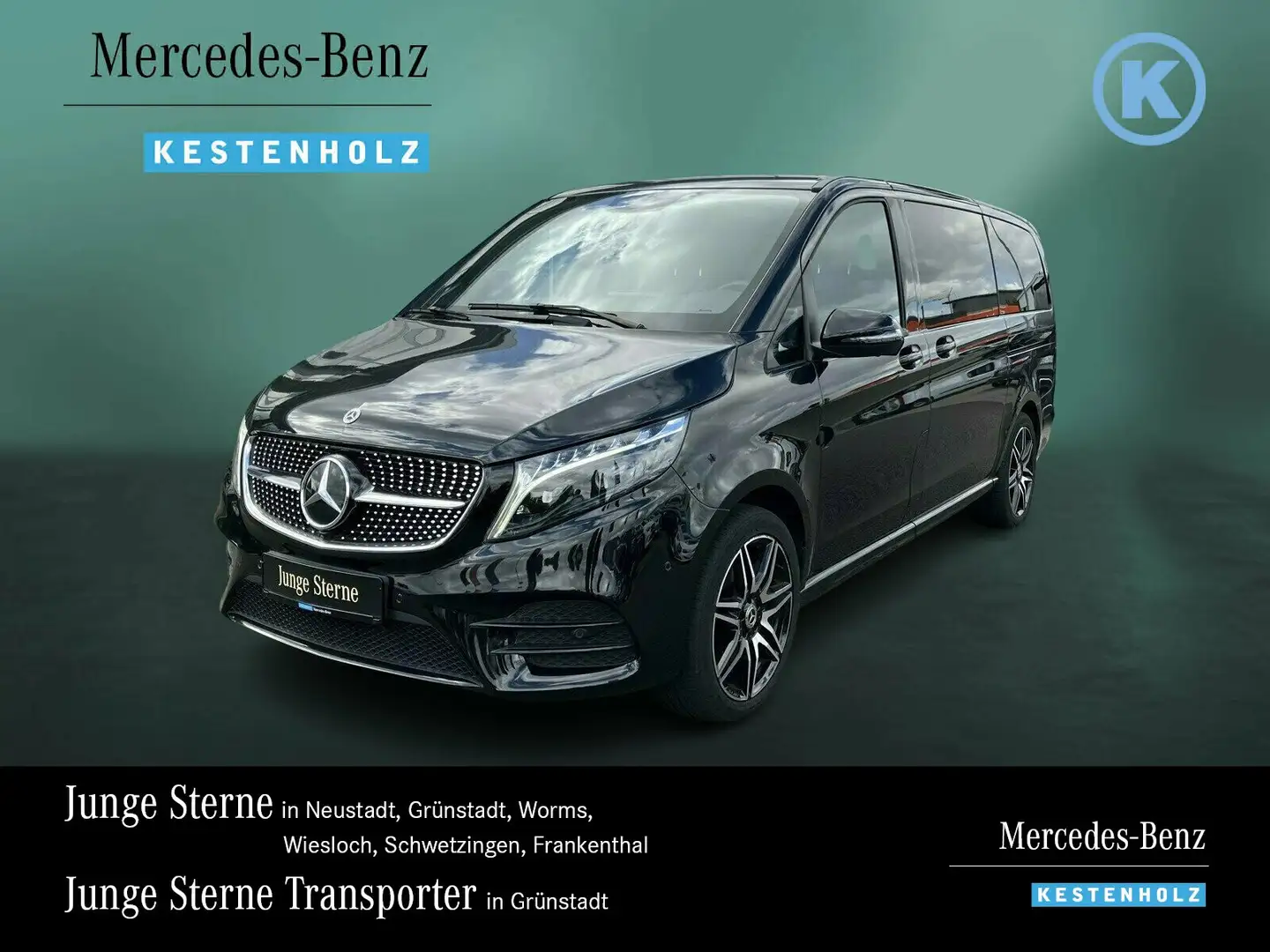 Mercedes-Benz V 300 V 300 d 4MATIC Lang AMG Line/Basic/Navi/Pano./Klima Schwarz - 1