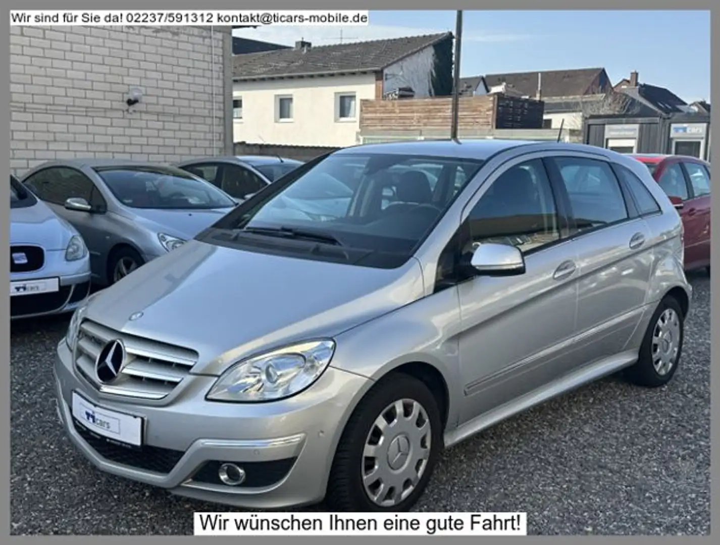 Mercedes-Benz B 200 *Navi,PDC,Klima,SHZ,Garantie,Alwetter* Silber - 1