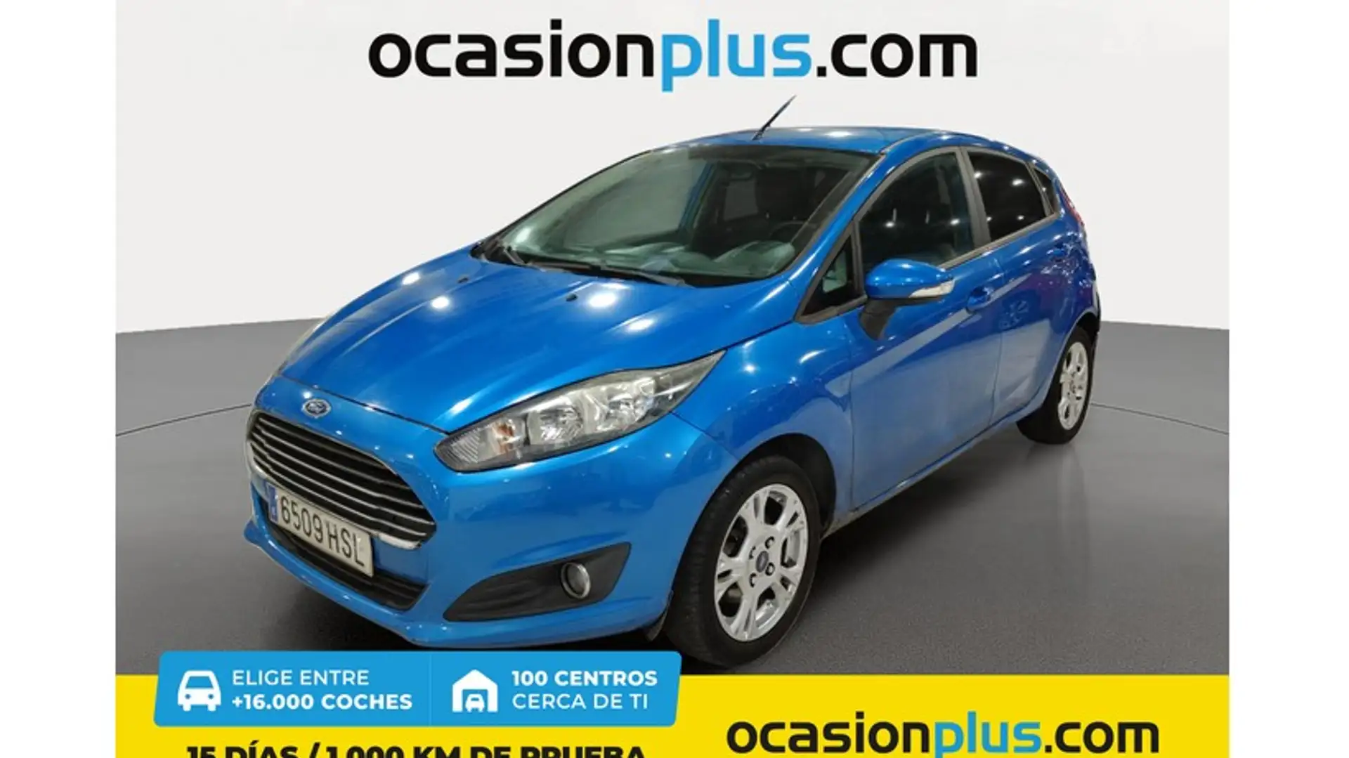 Ford Fiesta 1.6 Ti-VCT Trend Powershift Azul - 1