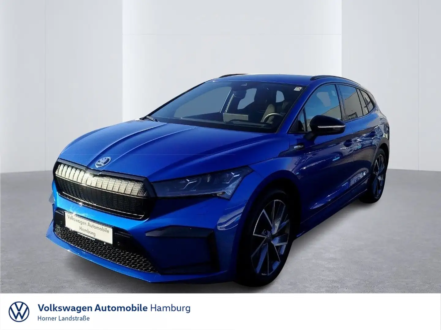 Skoda Enyaq iV 60 Sportline Navi Sitzheizung Leder PDC Bleu - 1