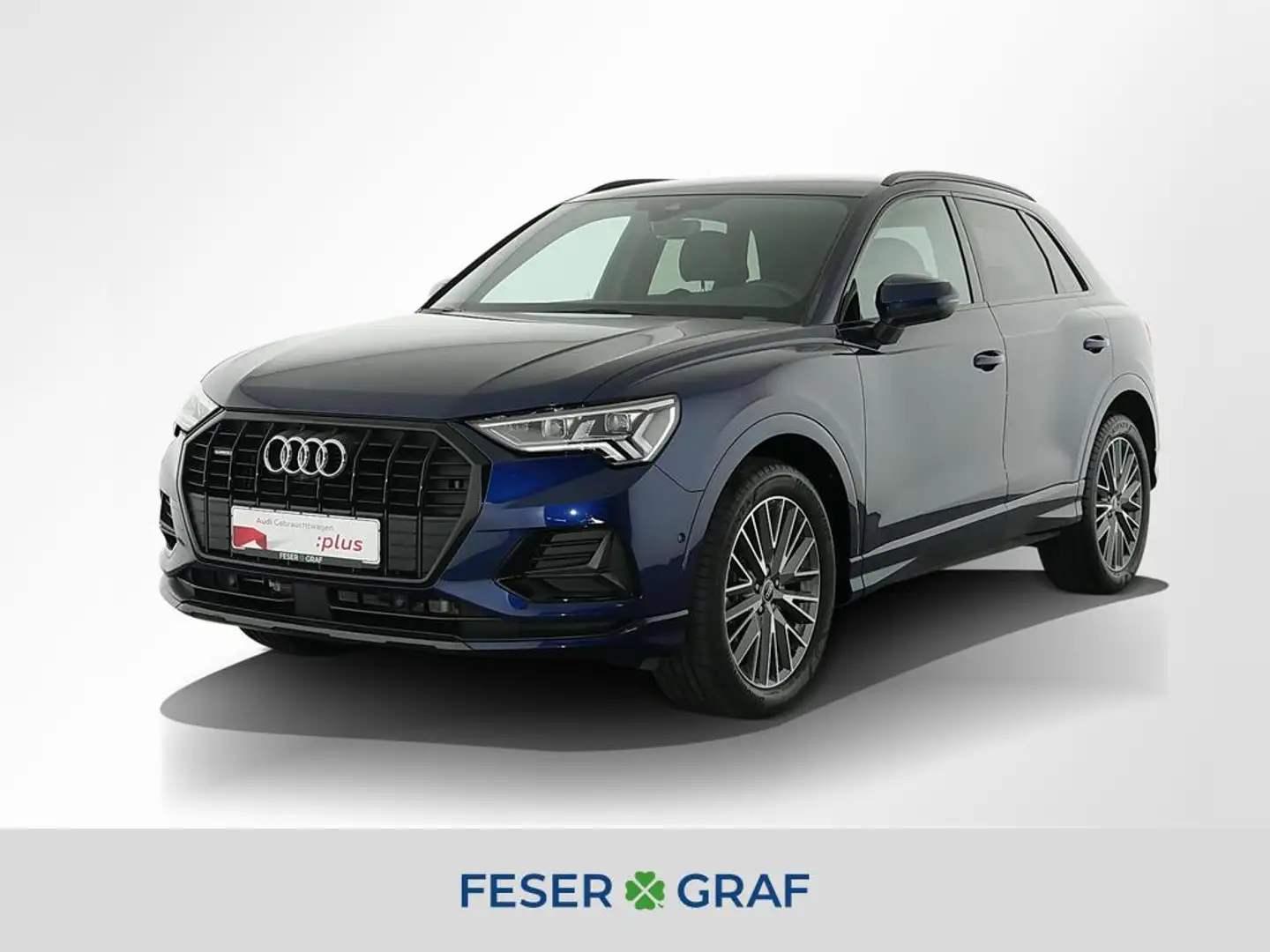 Audi Q3 35 TDI qu S tronic S Line Int Matrix,Navi,Leder,Ka Blau - 1