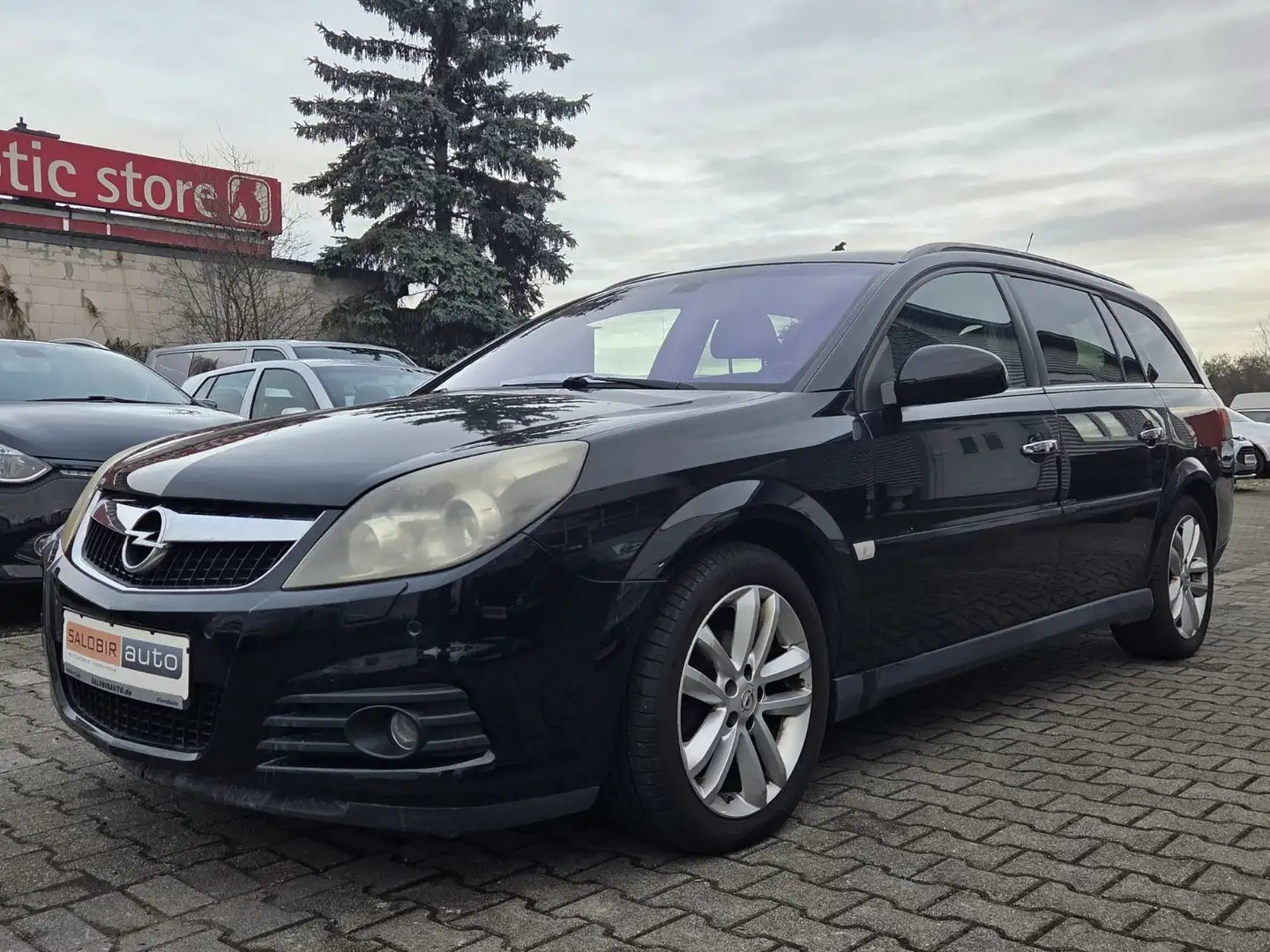 Opel Vectra C Caravan 1.9 CDTI Cosmo Plus Leder Xenon Schwarz - 2