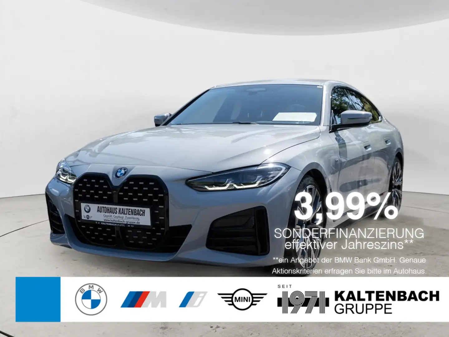 BMW 420 d Gran Coupe xDrive M-Sportpaket AHK HUD Grigio - 1