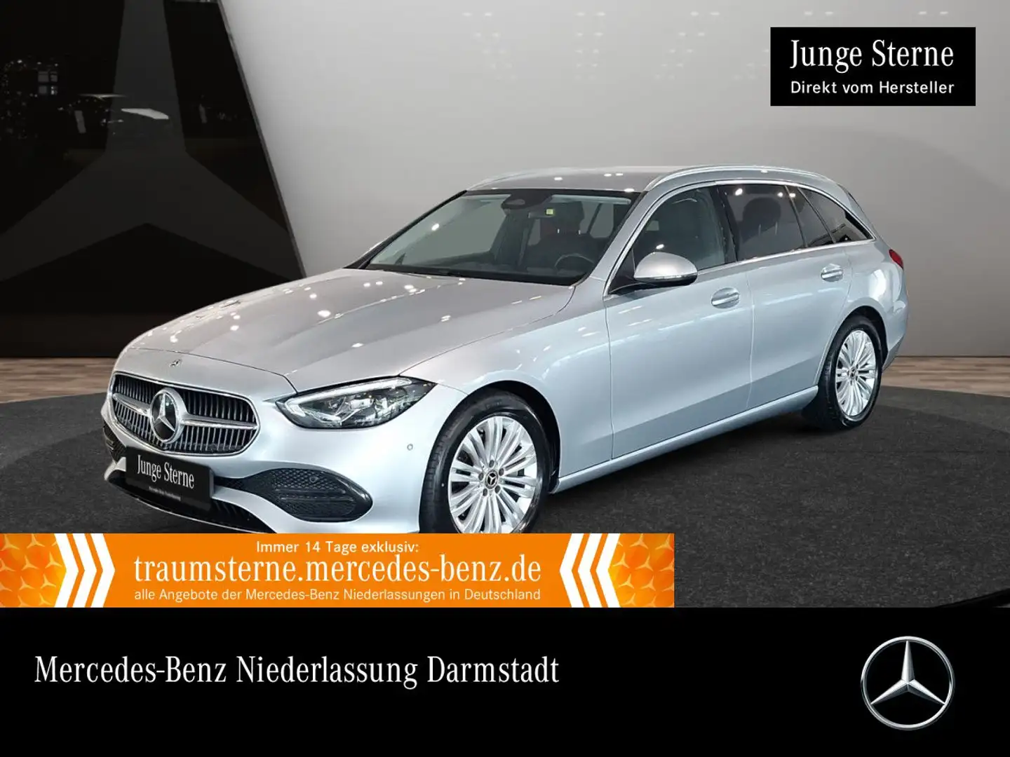 Mercedes-Benz C 220 d T AVANTG+AHK+LED+KAMERA+KEYLESS+9G Silber - 1