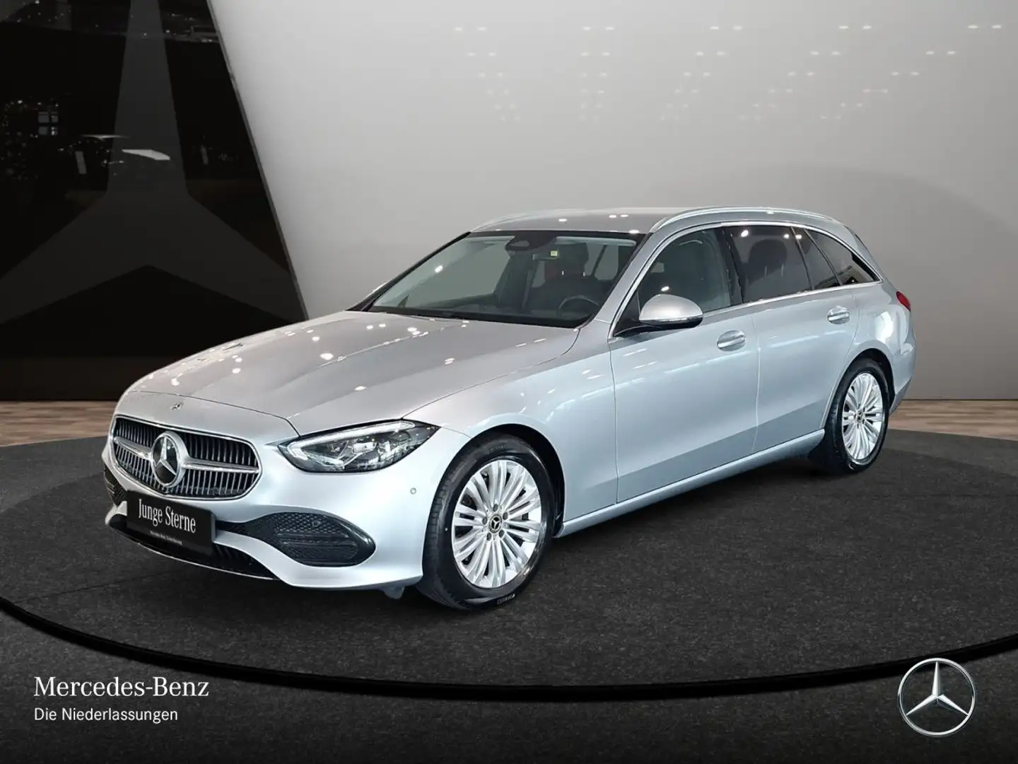 Mercedes-Benz C 220 d T AVANTG+AHK+LED+KAMERA+KEYLESS+9G Silber - 2