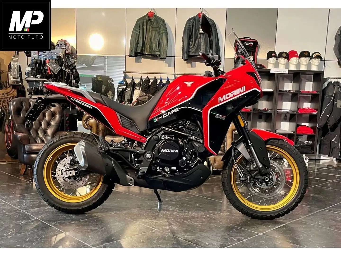 Moto Morini X-Cape 650 ABS GOLD WHEEL Rood - 1