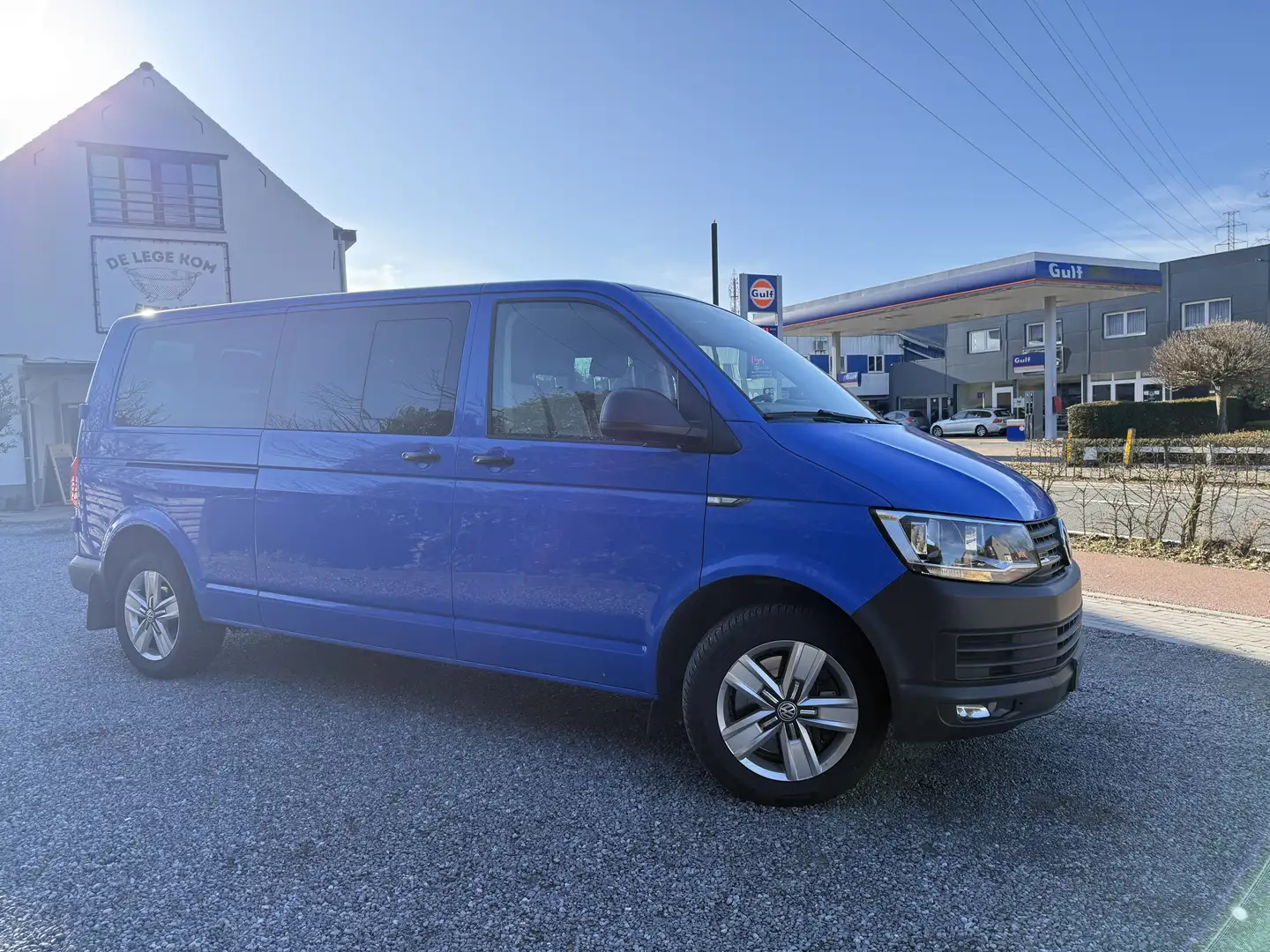 Volkswagen T6 Transporter 2.0 TDi 4 MOTION DSG  HIGHLINE * 9 PLACES * EURO 6 Bleu - 2