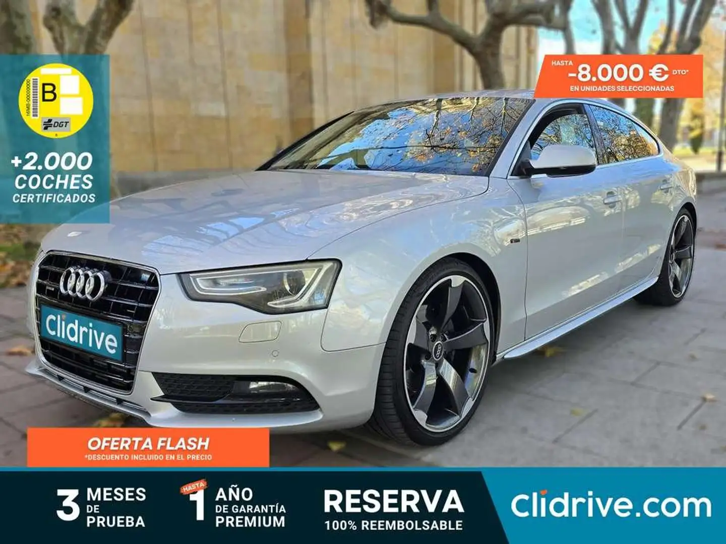 Audi A5 Sportback 3.0TDI quattro S tronic 160kW Gris - 1