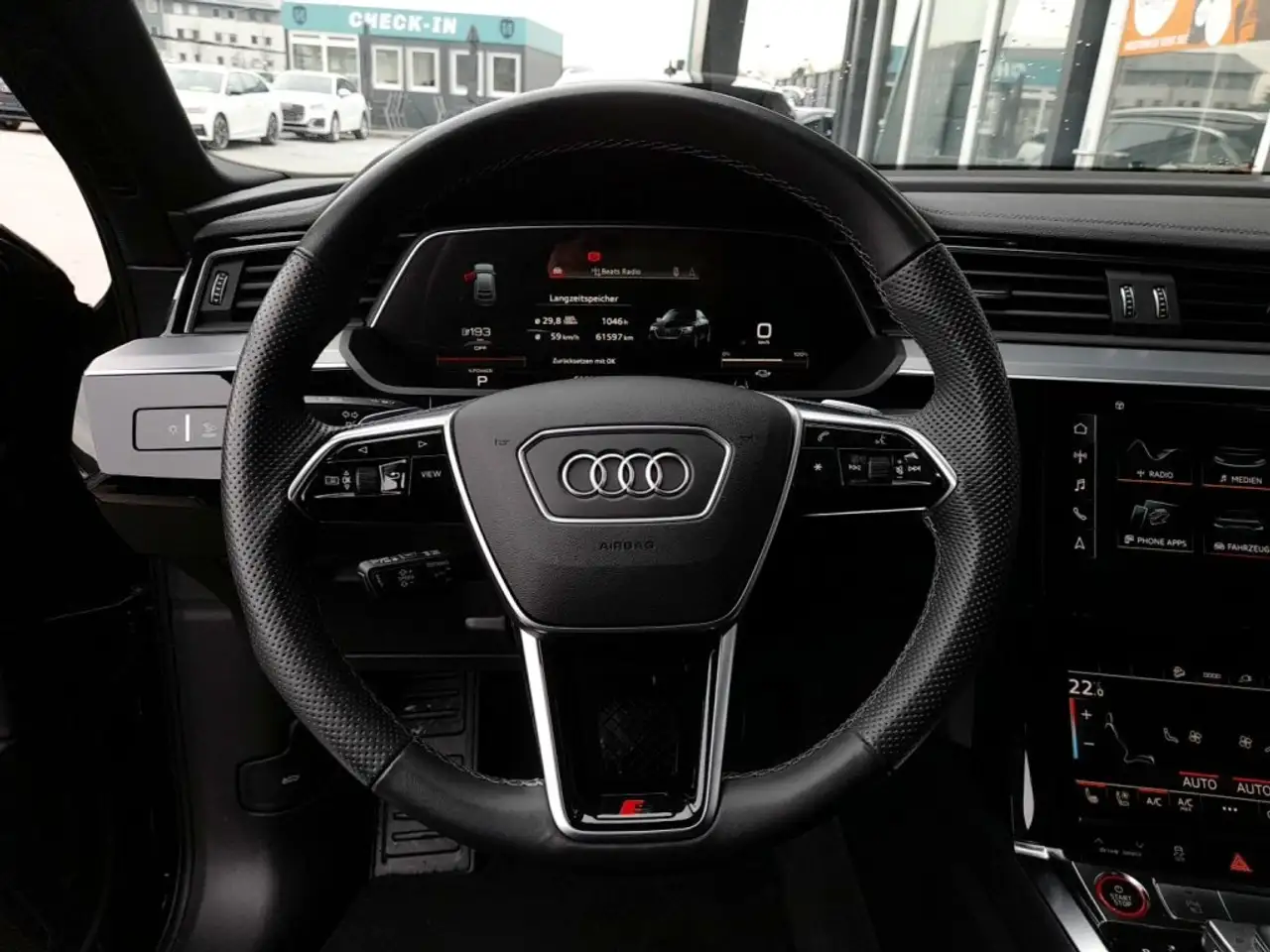 Audi e-tron "S" SB QUATTRO 95 S-LINE BLACK *NP: - / LEDER MIT SITZBELÜFTUNG / MATRIX-LED, миниатюра 10