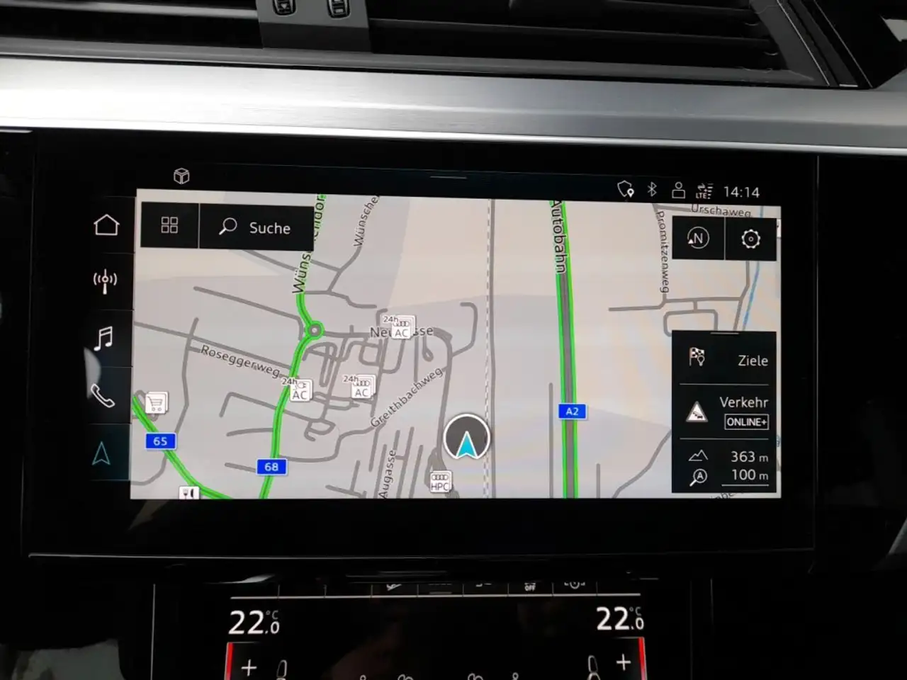 Audi e-tron "S" SB QUATTRO 95 S-LINE BLACK *NP: - / LEDER MIT SITZBELÜFTUNG / MATRIX-LED, миниатюра 6