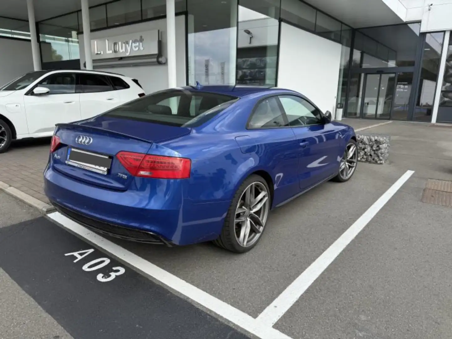 Audi A5 Coupé S-Line 1.8 TFSI 1er Prop Garantie 12 mois Blau - 2