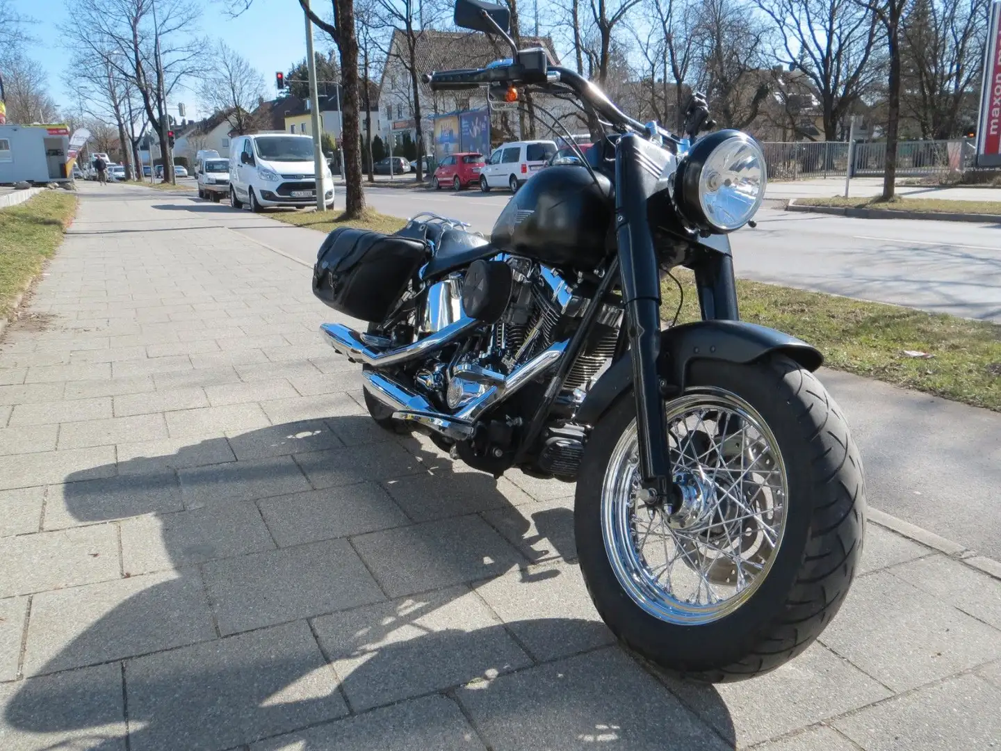 Harley-Davidson Fat Boy Zwart - 2