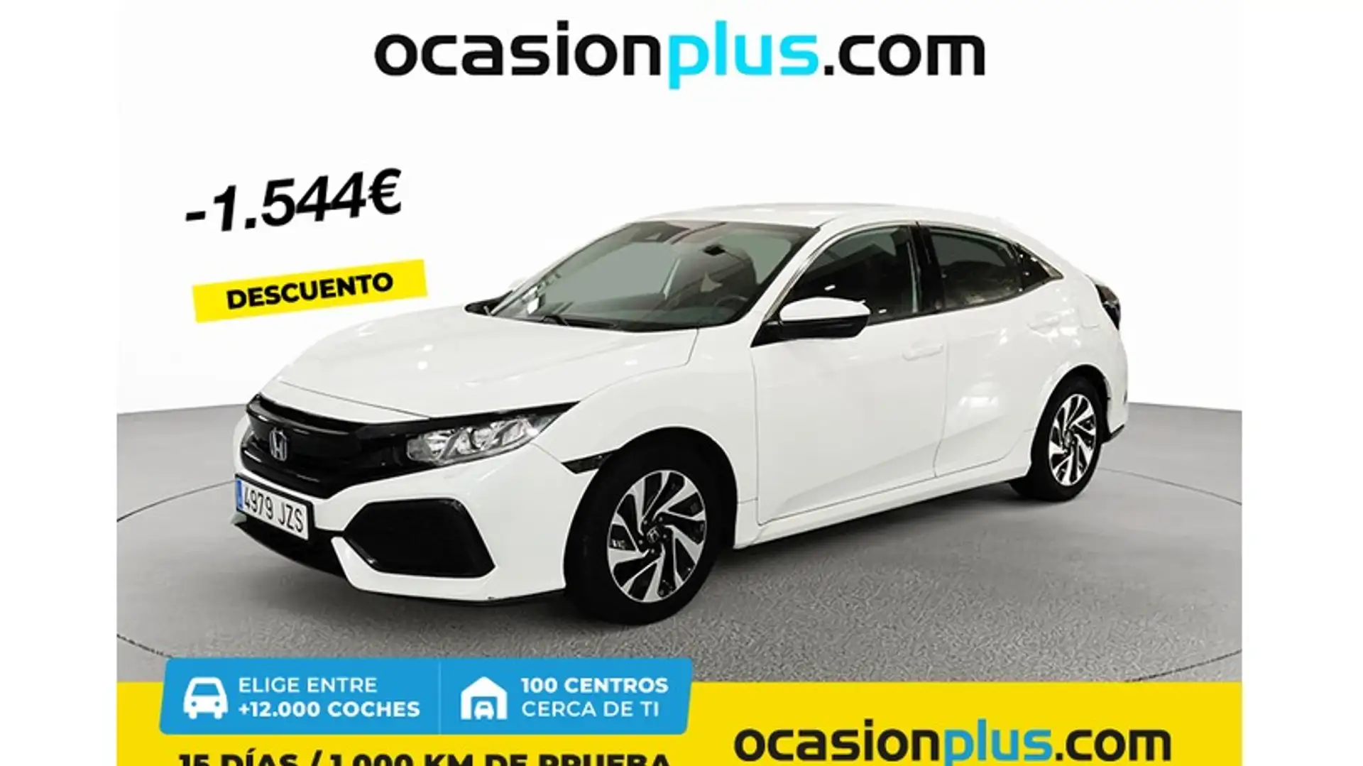 Honda Civic 1.0 VTEC Turbo Comfort Blanc - 1