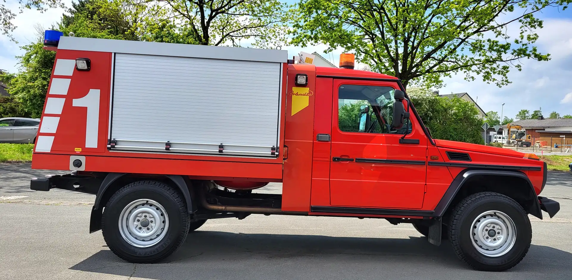 Mercedes-Benz G 270 G270CDI Fahrgestell 3428 mm! nur 16.000 km! 1.Hd! Rot - 1