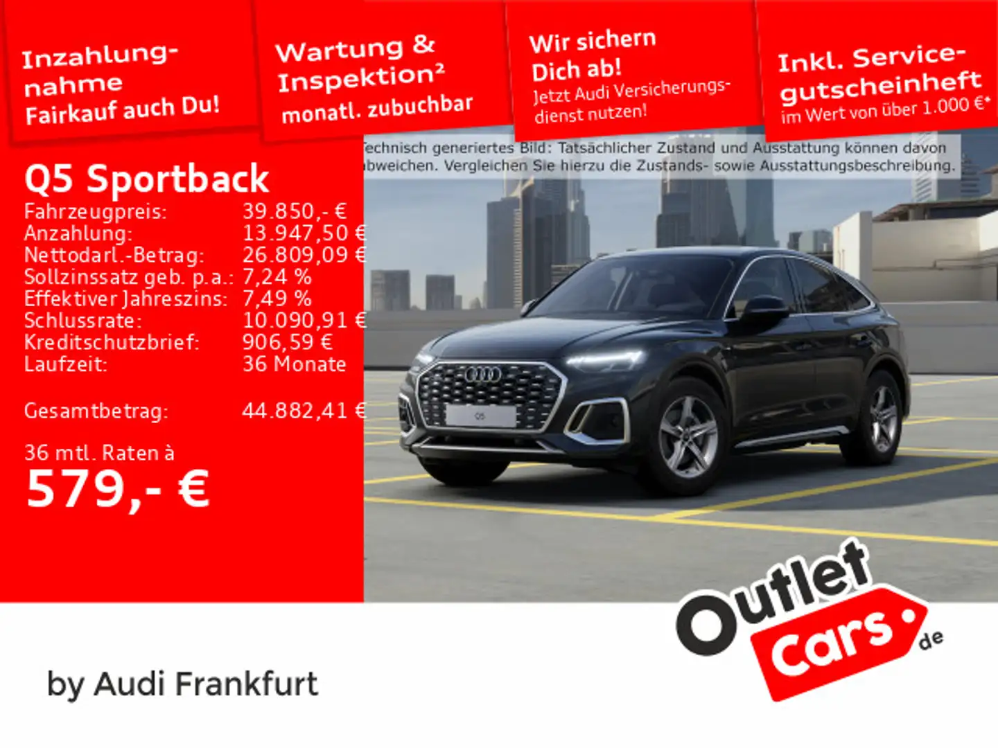 Audi Q5 40 TFSI quattro S tronic S line Mat Schwarz - 1