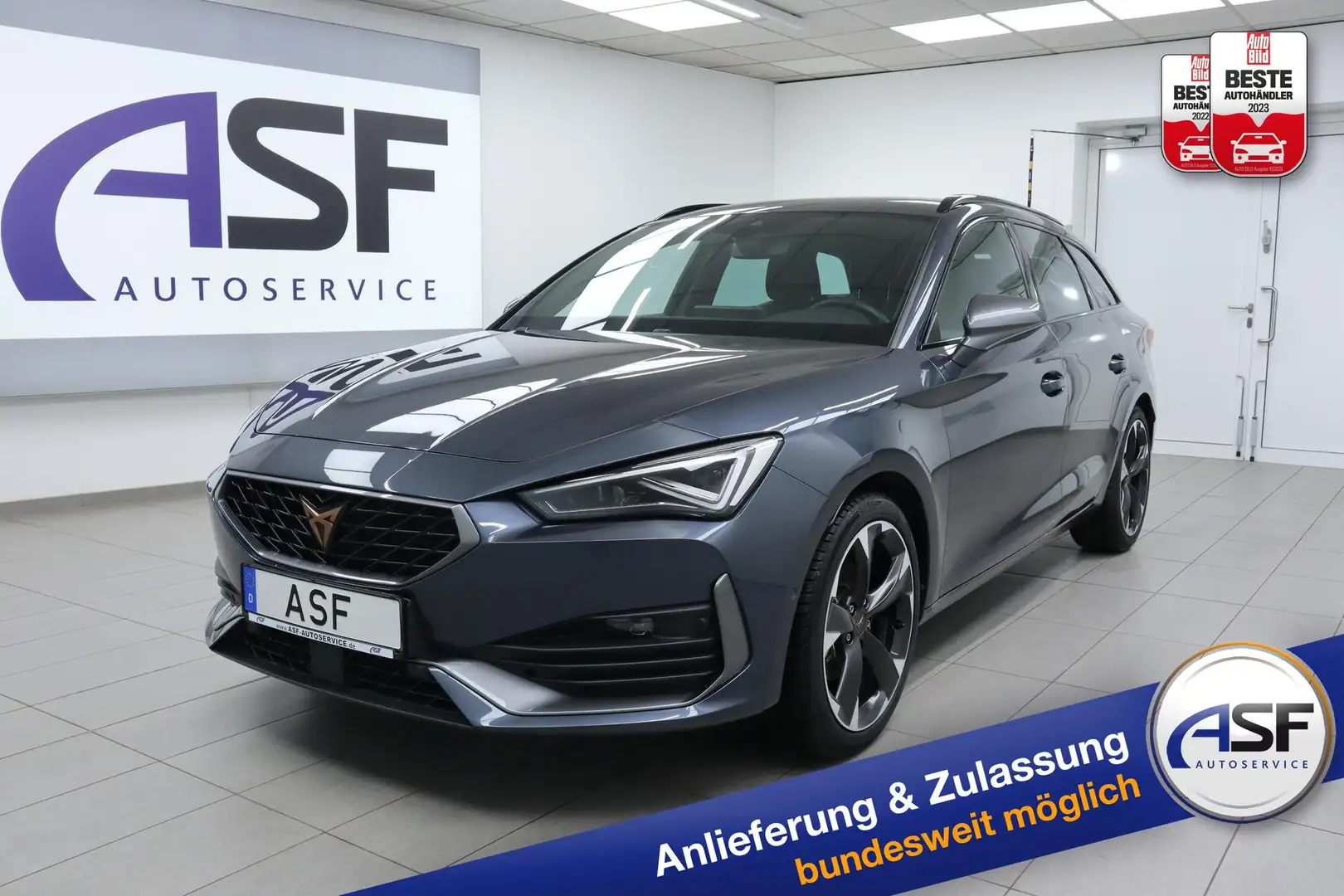 CUPRA Leon Sportstourer #Navi #ACC #FahrerAssistenz XL #Ma... Šedá - 1