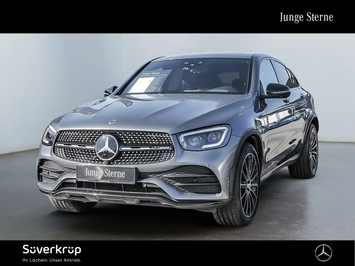 Mercedes-Benz GLC 400 d 4M Coupé AMG BURM NIGHT MEMO MULTI 360 Grau - 1