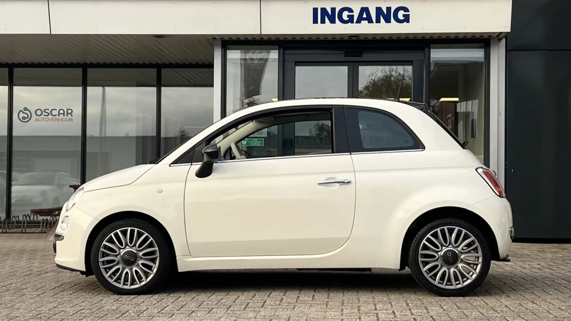 Fiat 500 0.9 TwinAir T Cult | Leer | Pano | Airco Blanco - 2