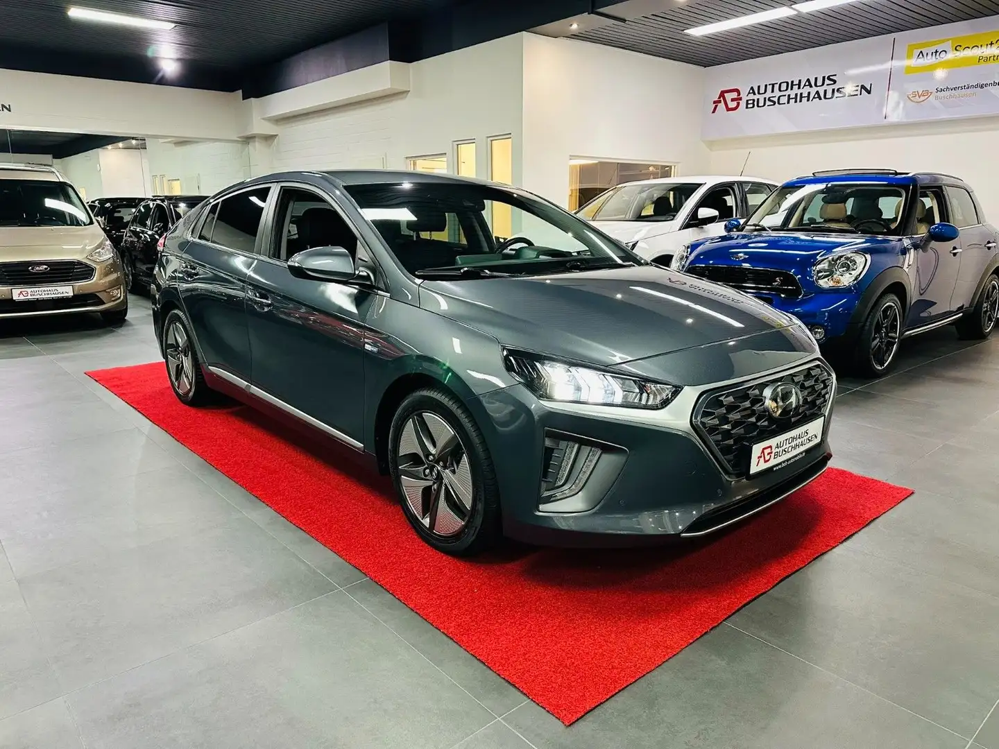 Hyundai IONIQ Premium Hybrid Aut.*Renterfzg*Topausstatt. Gris - 2